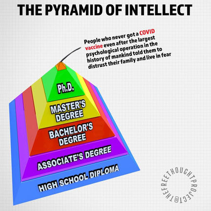 The pyramid of intellect.